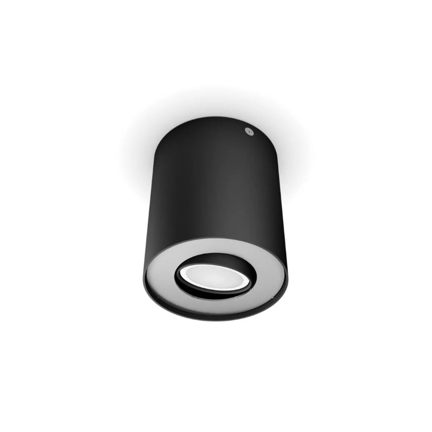 Philips - Φωτιστικό σποτ Dimming LED Hue PILLAR 1xGU10/4,2W/230V 2200-6500K + τηλεχειριστήριο μαύρο