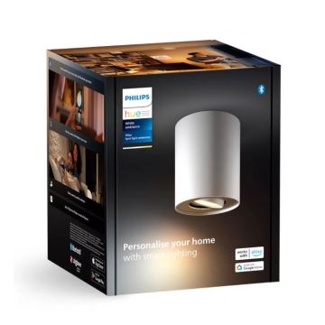 Philips - Φωτιστικό σποτ Dimming LED Hue PILLAR 1xGU10/4,2W/230V 2200-6500K λευκό