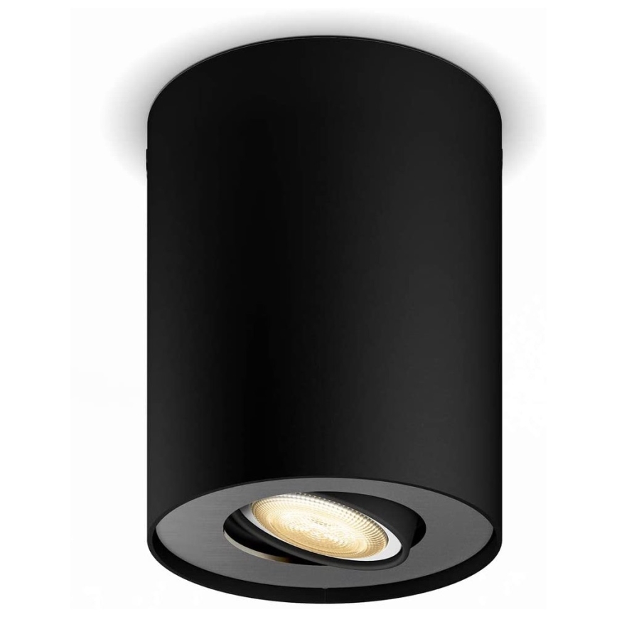 Philips - Φωτιστικό σποτ Dimming LED Hue PILLAR 1xGU10/4,2W/230V 2200-6500K μαύρο