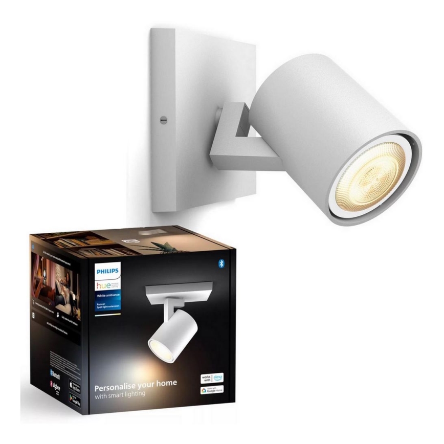 Philips - Φωτιστικό σποτ Dimming LED Hue RUNNER 1xGU10/4,2W/230V 2200-6500K λευκό