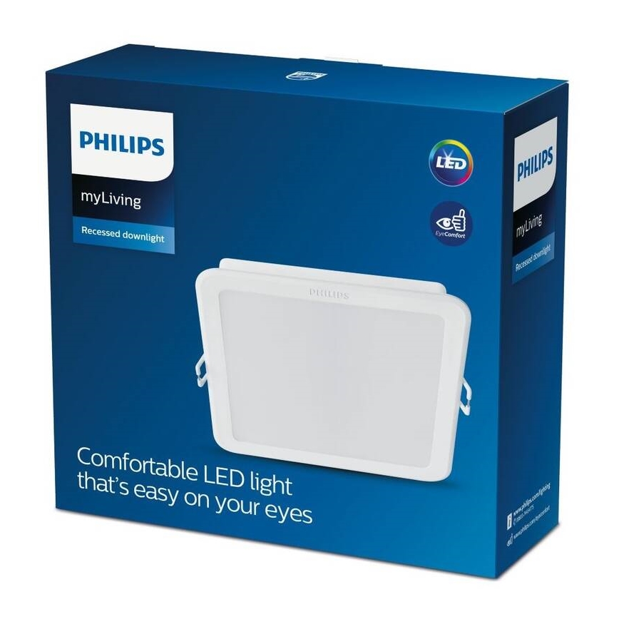 Philips - Χωνευτό φωτιστικό MESON LED/12,5W/230V 3000K