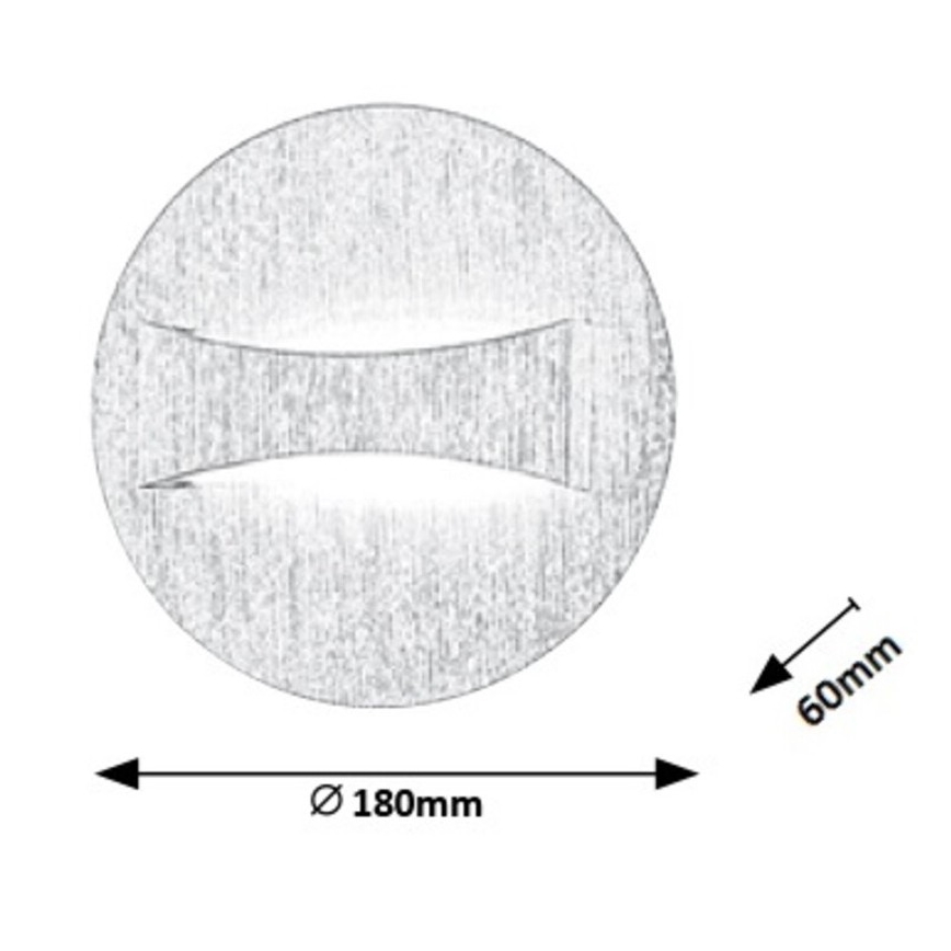 Rabalux - Φως τοίχου LED LED/6W/230V