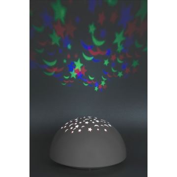Rabalux - LED Φως νυκτός RGB LED/0,5W/3xAA