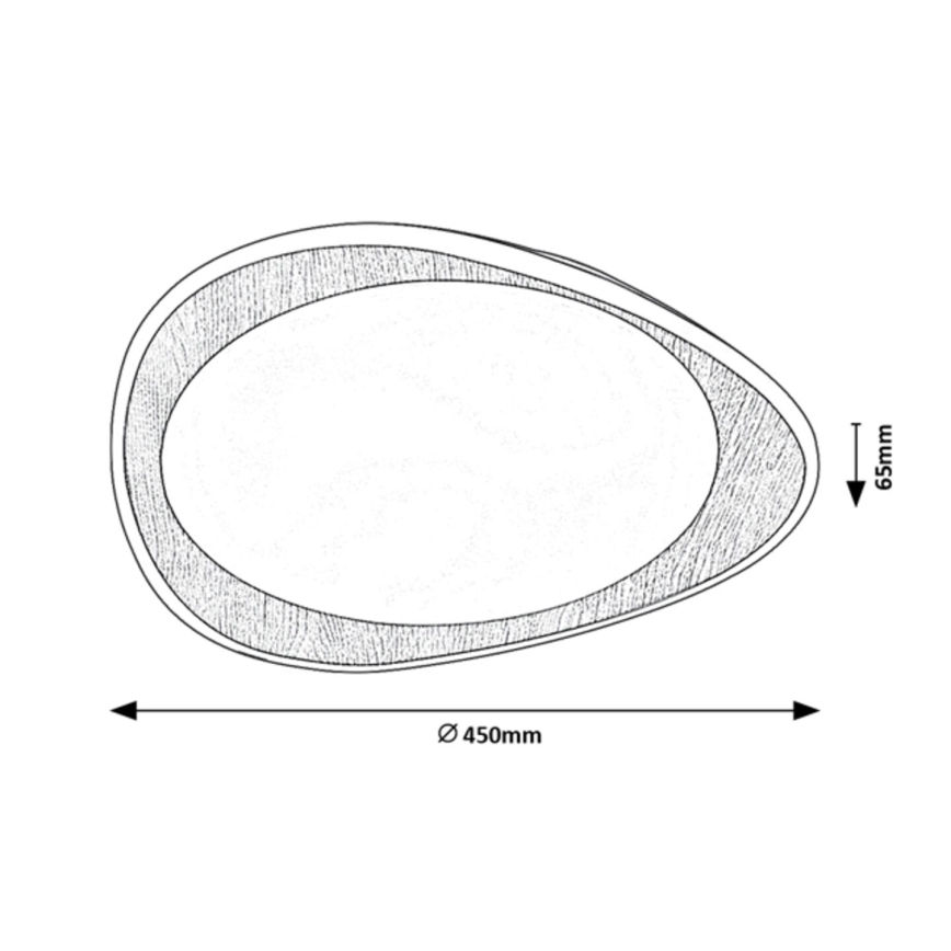 Rabalux - Φωτιστικό οροφής LED LED/24W/230V