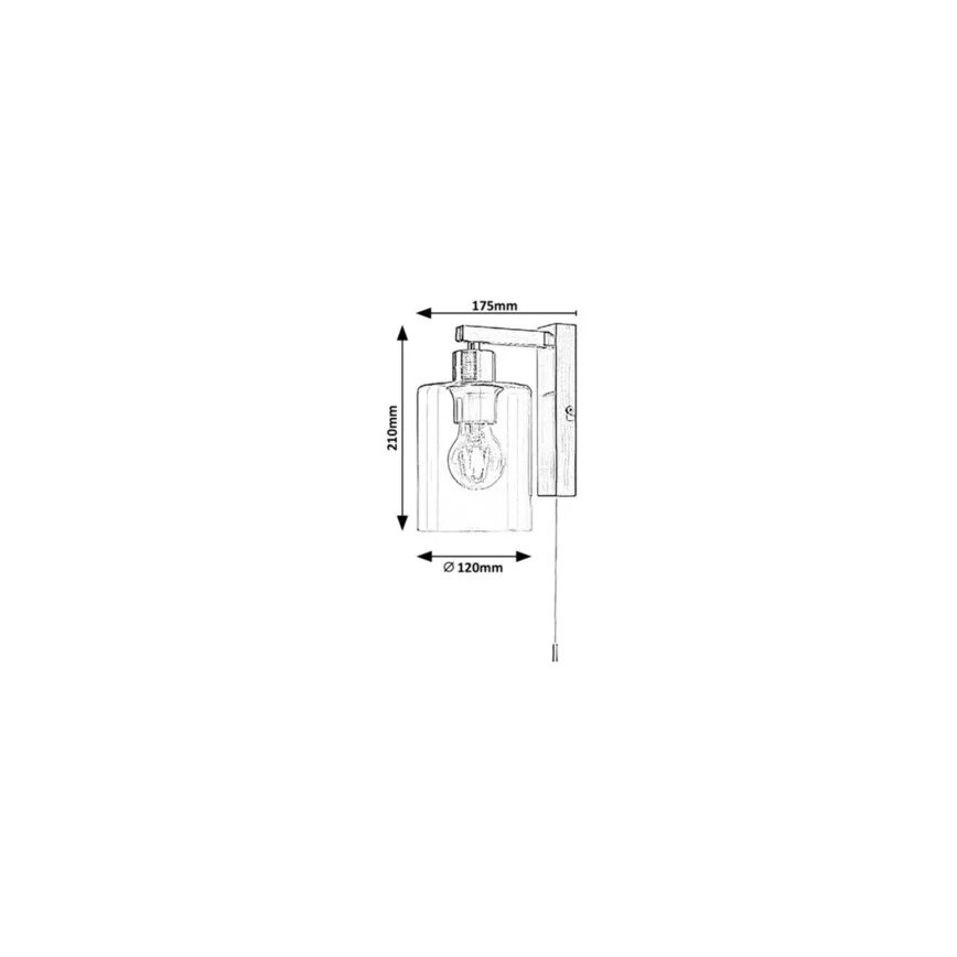 Rabalux - Φωτιστικό τοίχου 1xE27/40W/230V