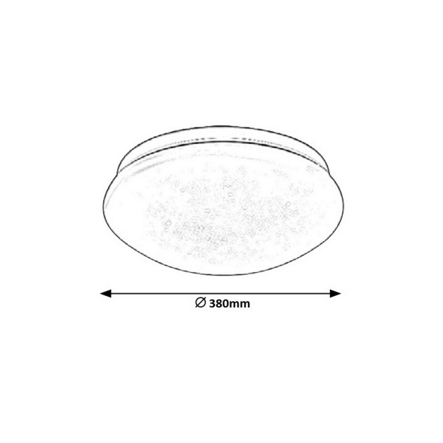 Rabalux - Φως οροφής LED LED/24W/230V