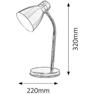 Rabalux - Επιτραπέζια λάμπα 1xE14/40W/230V