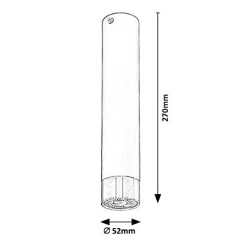 Rabalux  - Φωτιστικό οροφής ZIRCON 1xGU10/5W/230V 27 cm