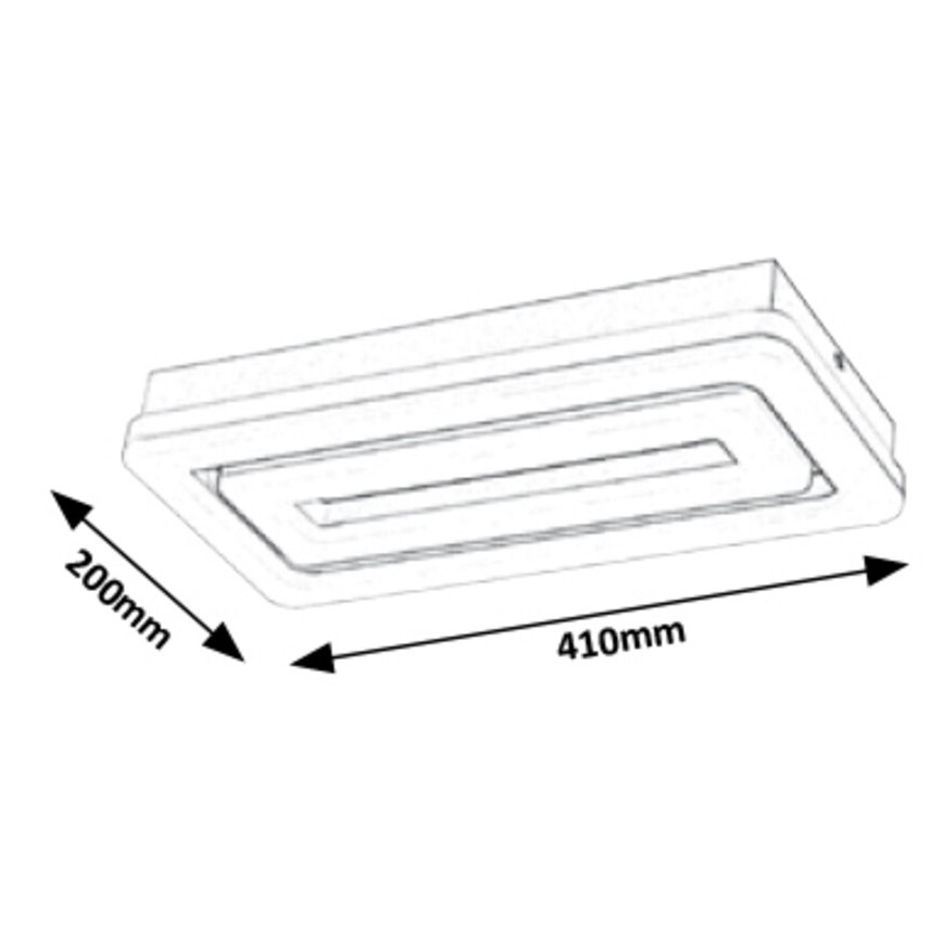 Rabalux - Φως οροφής LED LED/40W/230V