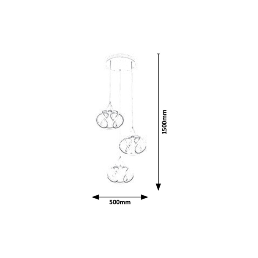 Rabalux -  Κρεμαστό φωτιστικό οροφής LED LED/50W/230V 3000K