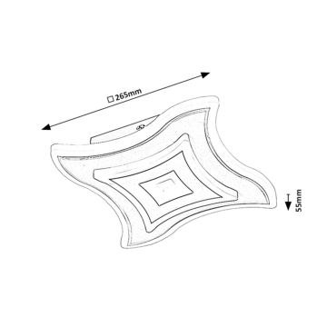 Rabalux - Φωτιστικό οροφής LED LED/20W/230V 3000/4000/6000K