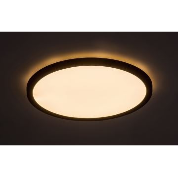 Rabalux - Φωτιστικό οροφής LED LED/36W/230V 3000/4000/6000K διάμετρος 40 cm μαύρο