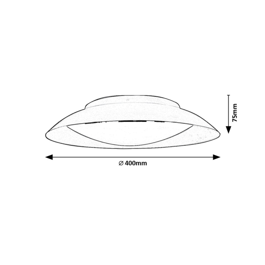 Rabalux - Φωτιστικό οροφής LED LED/24W/230V 3000K διάμετρος 40 cm