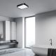 Rabalux - Φωτιστικό οροφής μπάνιου LED LED/48W/230V IP44 4000K 42x42 cm μαύρο