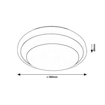 Rabalux - Φωτιστικό οροφής LED LED/24W/230V 4000K