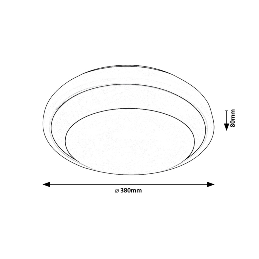 Rabalux - Φωτιστικό οροφής LED LED/24W/230V 4000K