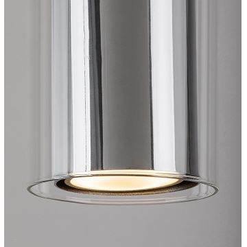 Rabalux - Κρεμαστό φωτιστικό οροφής 1xGU10/50W/230V διαφανές/χρώμιο