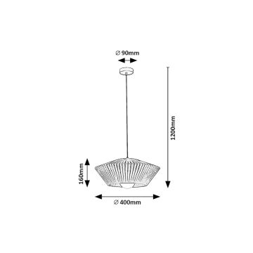 Rabalux - Κρεμαστό φωτιστικό οροφής 1xE27/6W/230V