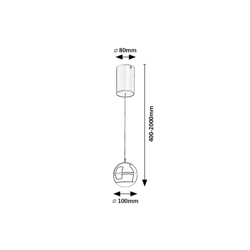 Rabalux -  Κρεμαστό φωτιστικό οροφής LED LED/6W/230V 4000K