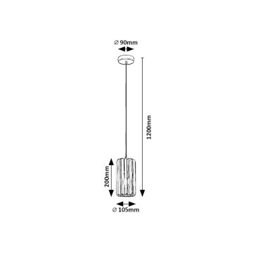 Rabalux -Κρεμαστό φωτιστικό οροφής 1xE27/40W/230V