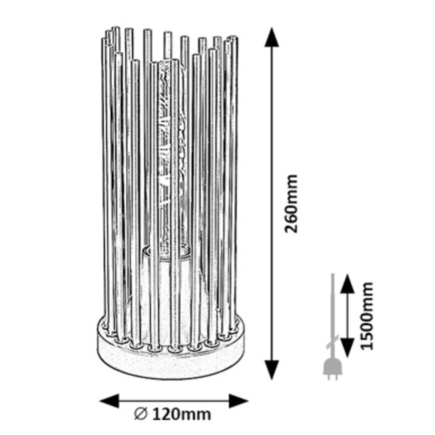 Rabalux - Eπιτραπέζια λάμπα 1xE27/40W/230V