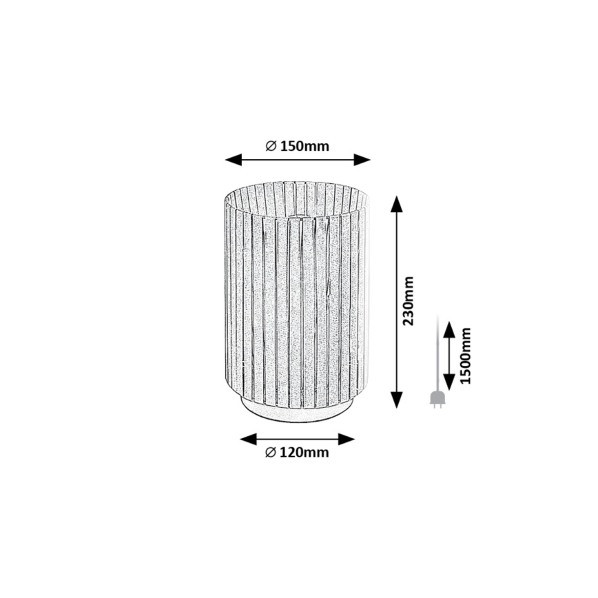 Rabalux - Eπιτραπέζιο φωτιστικό 1xE27/6W/230V