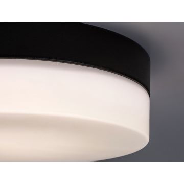 Rabalux - Φωτιστικό οροφής μπάνιου LED LED/15W/230V IP44 4000K διάμετρος 23 cm μαύρο