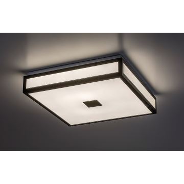 Rabalux - Φωτιστικό οροφής μπάνιου LED LED/24W/230V IP44 4000K 40x40 cm μαύρο