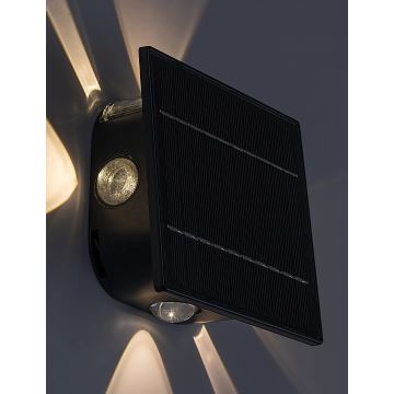Rabalux - LED Dimming solar φωτιστικό τοίχου LED/0,5W/3,7V 3000K/6000K IP54