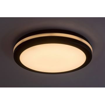 Rabalux - Φωτιστικό οροφής μπάνιου LED LED/28W/230V 3000/4000/6500K IP54 μαύρο