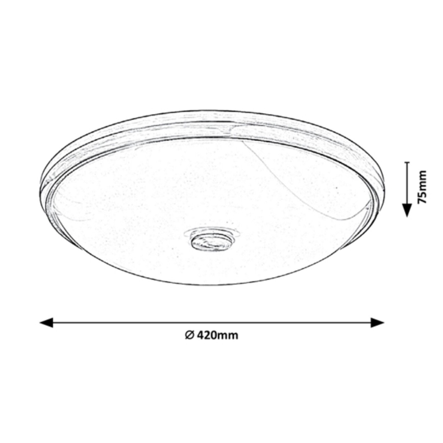 Rabalux - LED Φωτιστικό οροφής LED/24W/230V