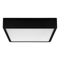 Rabalux - Φωτιστικό οροφής LED LED/22W/230V 3000/4000/6000K 21x21 cm μαύρο