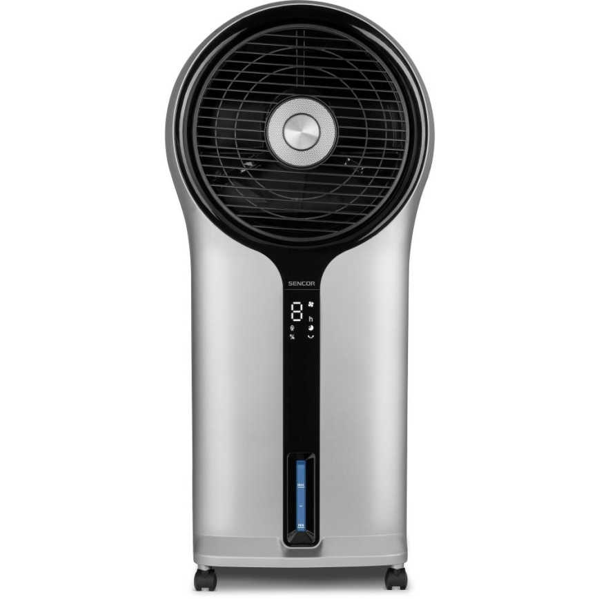 Sencor - Φορητό air cooler 3σε1 110W/230V ασημί/μαύρο + τηλεχειριστήριο