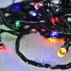 LED Χριστουγεννιάτικα λαμπάκια 100xLED/8 λειτουργίες 13m IP44 πολύχρωμα