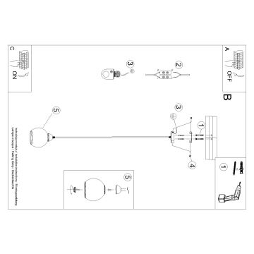 Κρεμαστό φωτιστικό οροφής ALINO 1xE27/60W/230V μαύρο