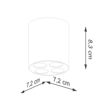 LED Σποτ ZOE LED/9W/230V μαύρο