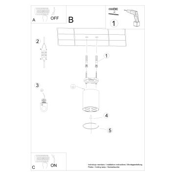 LED Σποτ ZOE LED/9W/230V μαύρο