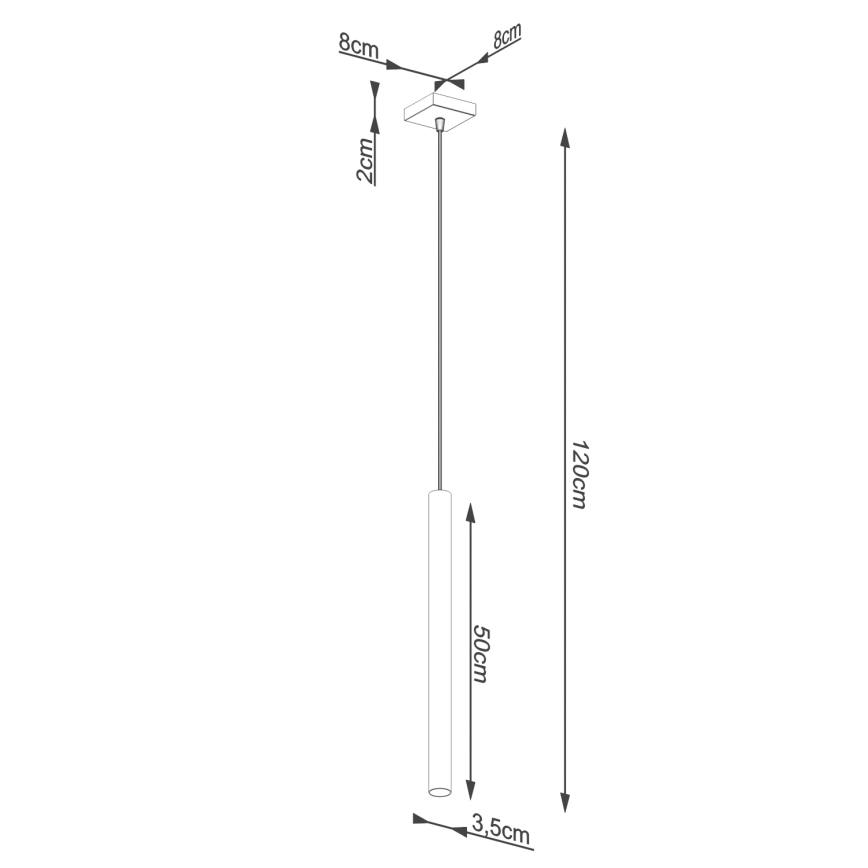 Κρεμαστό φωτιστικό οροφής PASTELO 1xG9/8W/230V οξιά