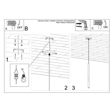 Κρεμαστό φωτιστικό οροφής PASTELO 1xG9/8W/230V οξιά