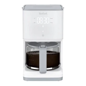 Tefal - Coffee machine with dripping και LCD display SENSE 1000W/230V λευκό