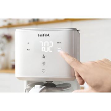 Tefal - Coffee machine with dripping και LCD display SENSE 1000W/230V λευκό