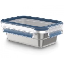 Tefal - Food container 0,5 l MSEAL STEEL μπλε/ανοξείδωτο ατσάλι