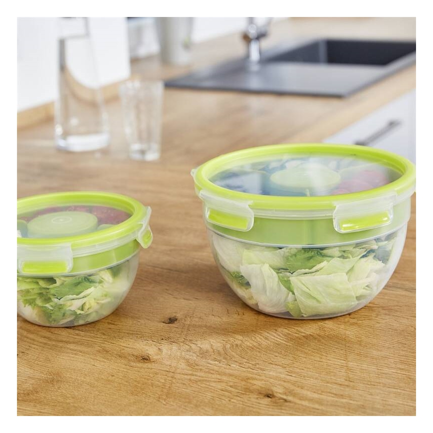 Tefal - Salad container 2,6 l MASTER SEAL TO GO πράσινο