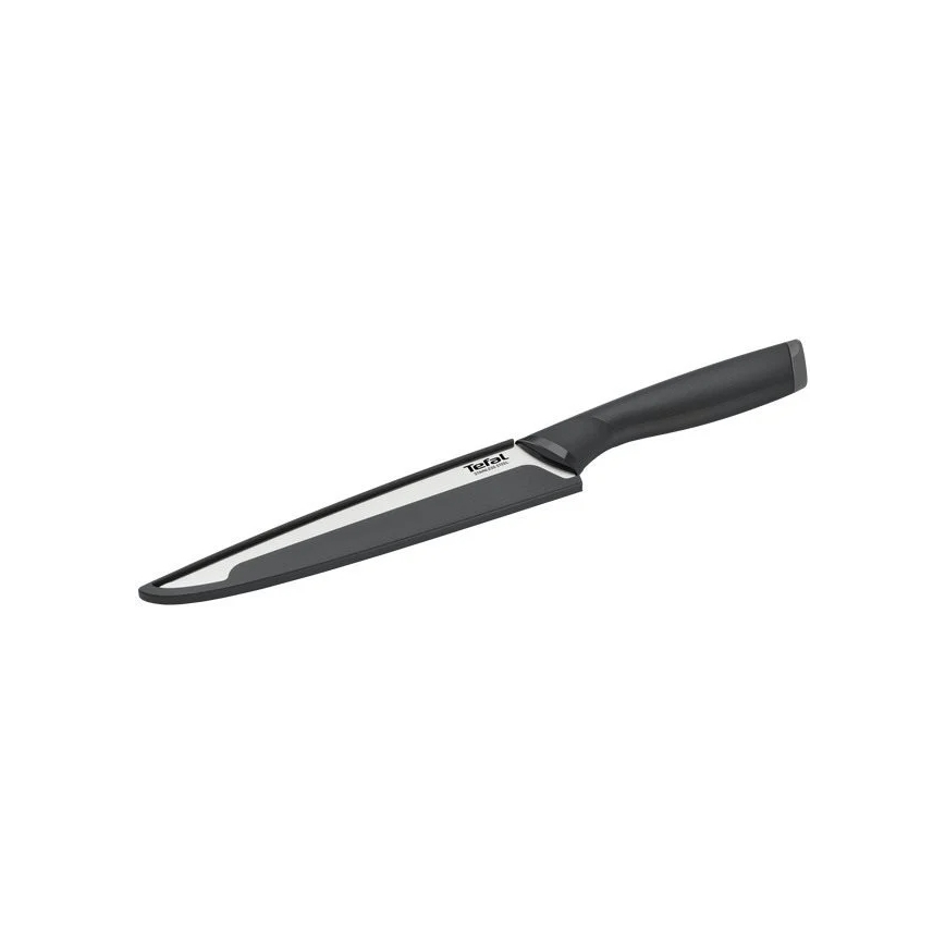 Tefal - Stainless steel carving knife COMFORT 20 cm χρώμιο/μαύρο