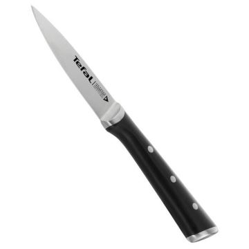 Tefal - Stainless steel carving knife ICE FORCE 9 cm χρώμιο/μαύρο