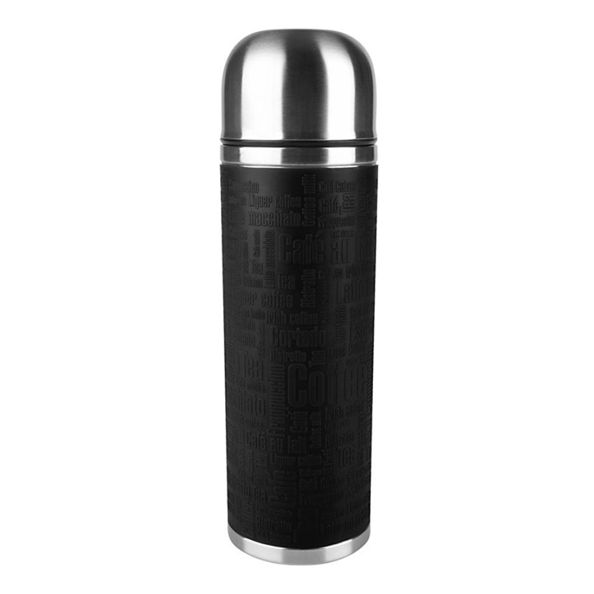 Tefal - Thermos με ένα mug 0,5 l SENATOR ανοξείδωτο ατσάλι/μαύρο