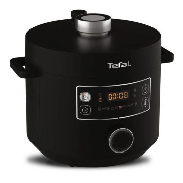 Tefal -  Ηλεκτρική χύτρα ταχύτητας TURBO CUISINE 4,8 l 1090W/230V μαύρο