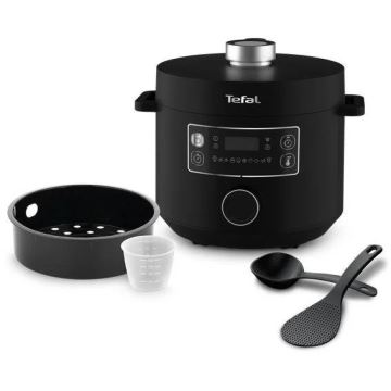 Tefal -  Ηλεκτρική χύτρα ταχύτητας TURBO CUISINE 4,8 l 1090W/230V μαύρο