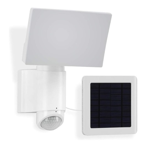 Telefunken 304706TF - LED Solar wall προβολέας με αισθητήρα LED/6W/3,7V IP44 λευκό