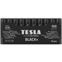 Tesla Batteries - 10 τμχ Αλκαλική μπαταρία AAA BLACK+ 1,5V 1200 mAh